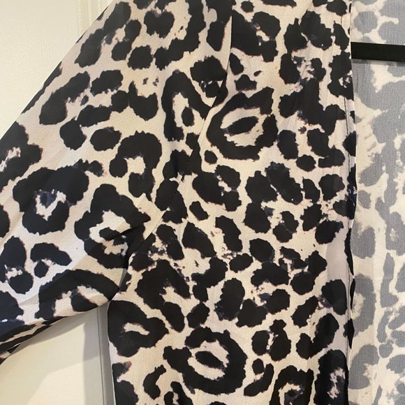 NWT Pink Milly Leopard Print Duster - Size Small - Picture 3 of 6